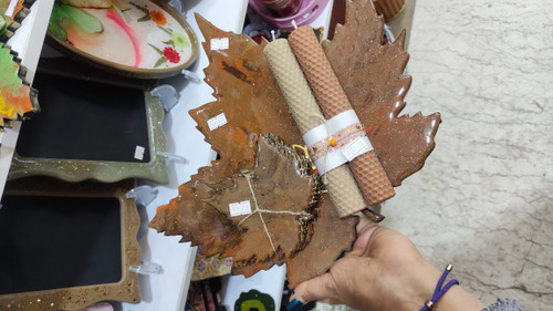 ست برگ قهوه ای