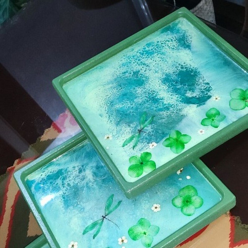 سینی مربع سه تایی