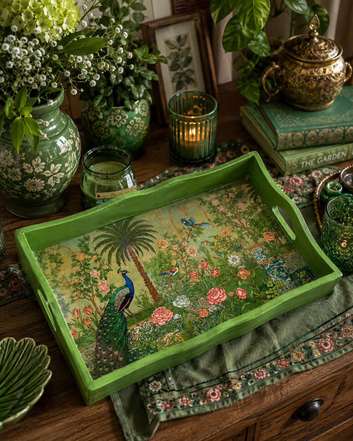 سینی چوبی مستطیل