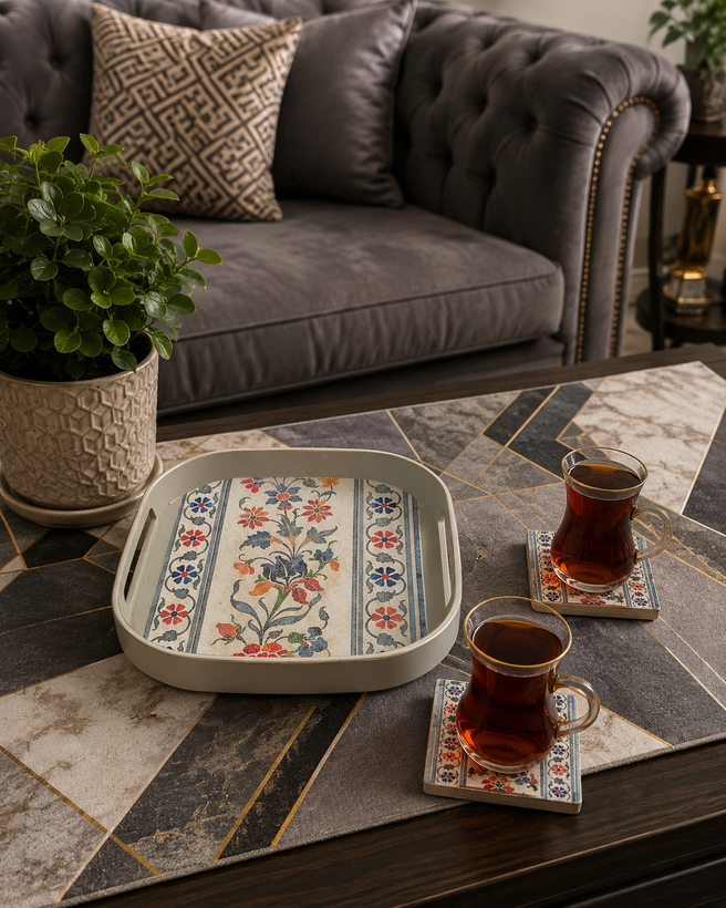 سینی پذیرایی مربع